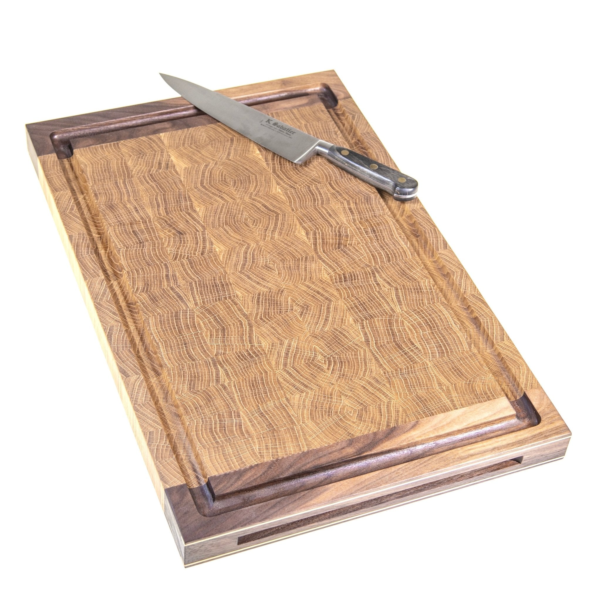 Chefs Board – skærebræt i messing, 5 cm, fra Rune-Jakobsen Woodworks