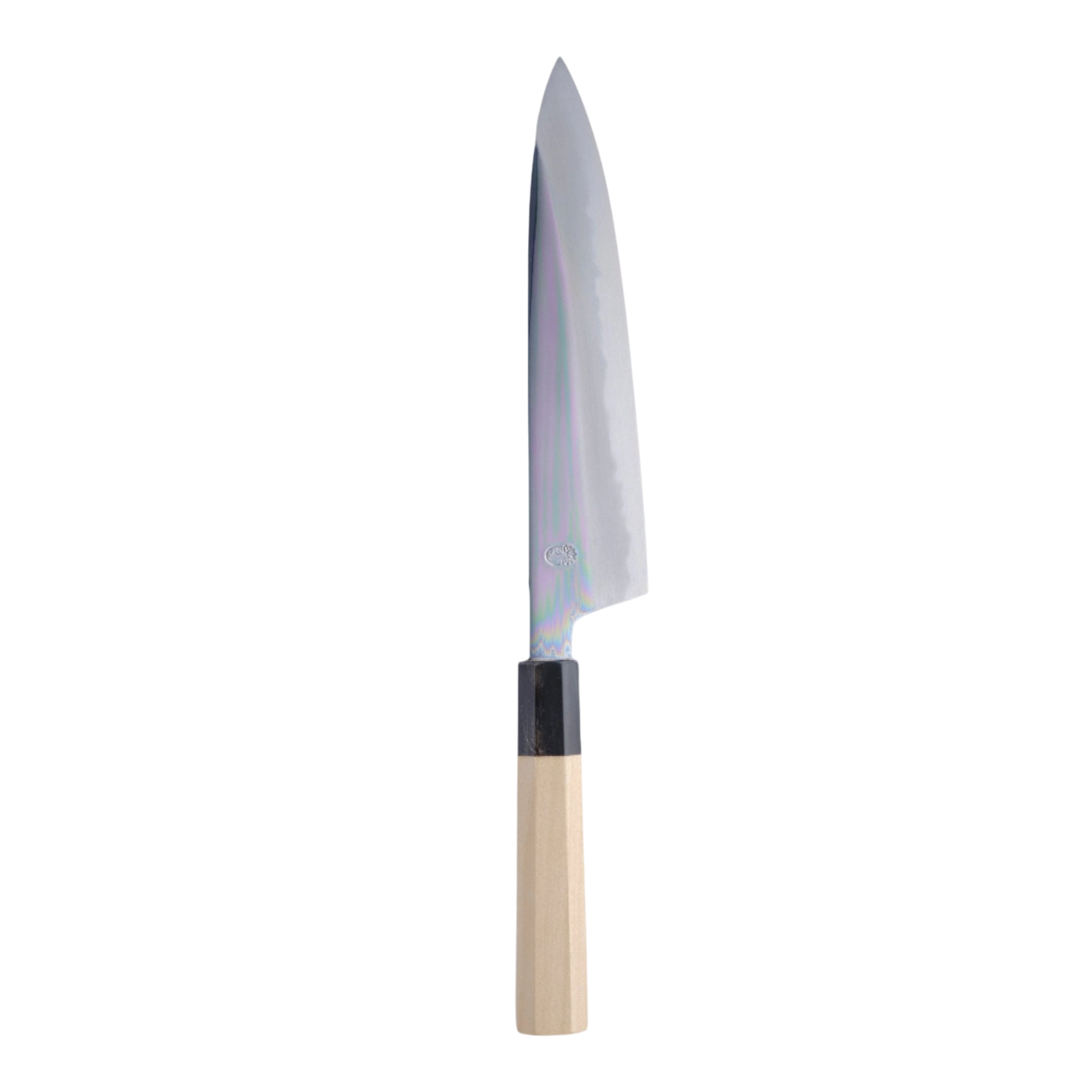 Sakai Kikumori Choyo Blue 1 Gyuto 210mm._ _ _ _SK - CY - B1 - GT - 210mm1. Kokkekniv by Sakai Kikumori