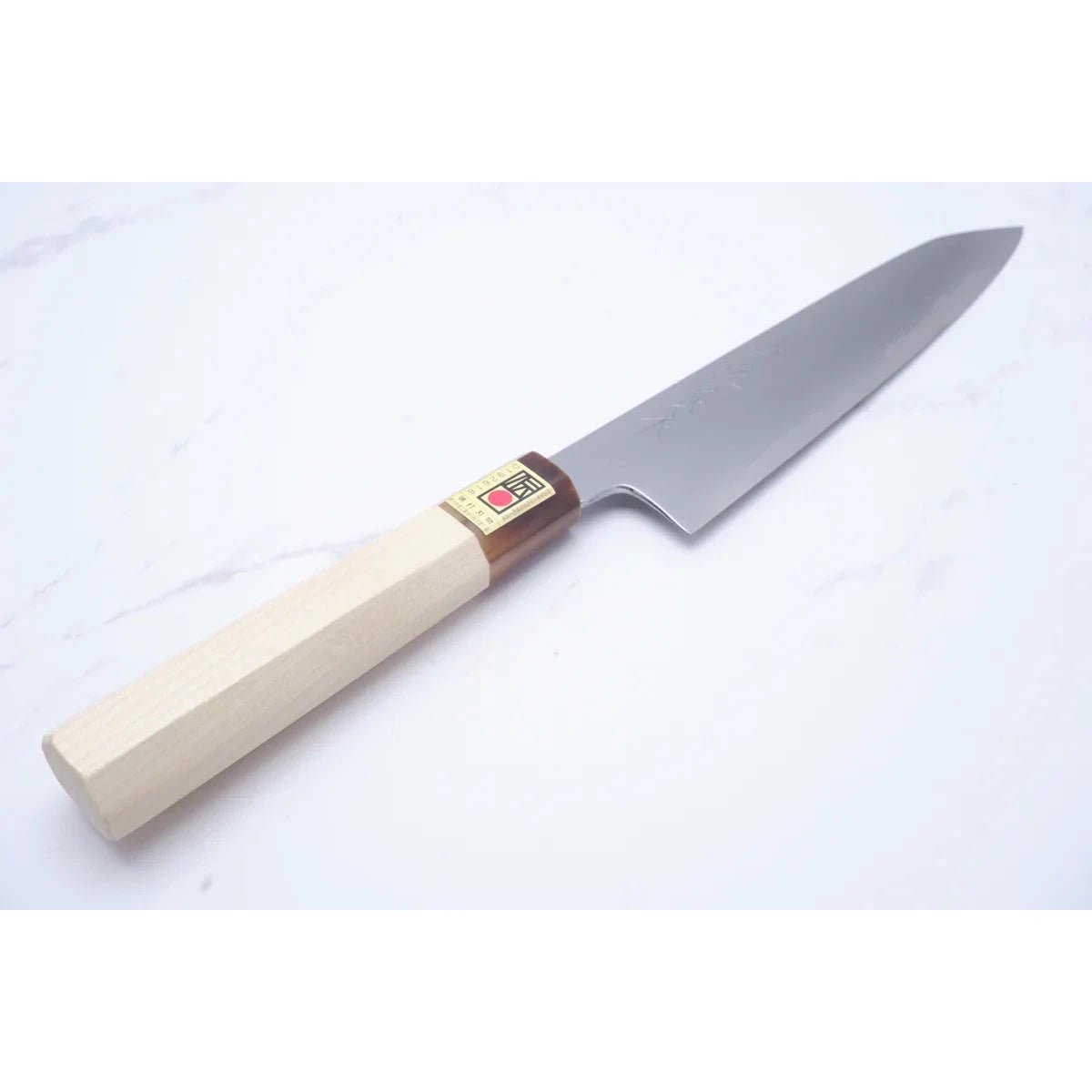Shigehiro Kasahara 210 mm K - Tip Gyuto White - 2_ _ _ _SHK - 210KG6. Kiritsuke by Shigehiro Kasahara