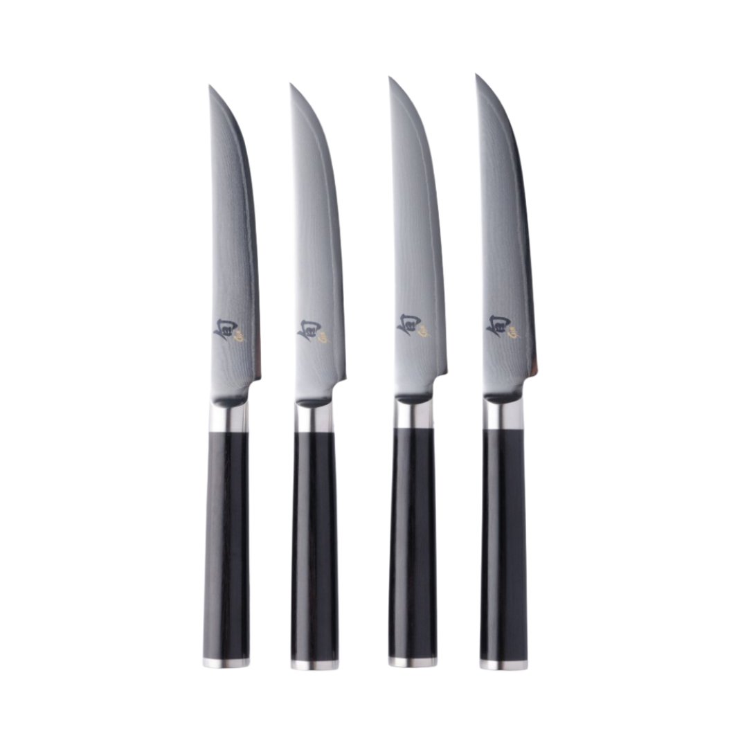 Steakknive fra KAI. Shun Classic Knivsæt 4 stk. Steakknive _K/SHNC/STEAK/4673/01