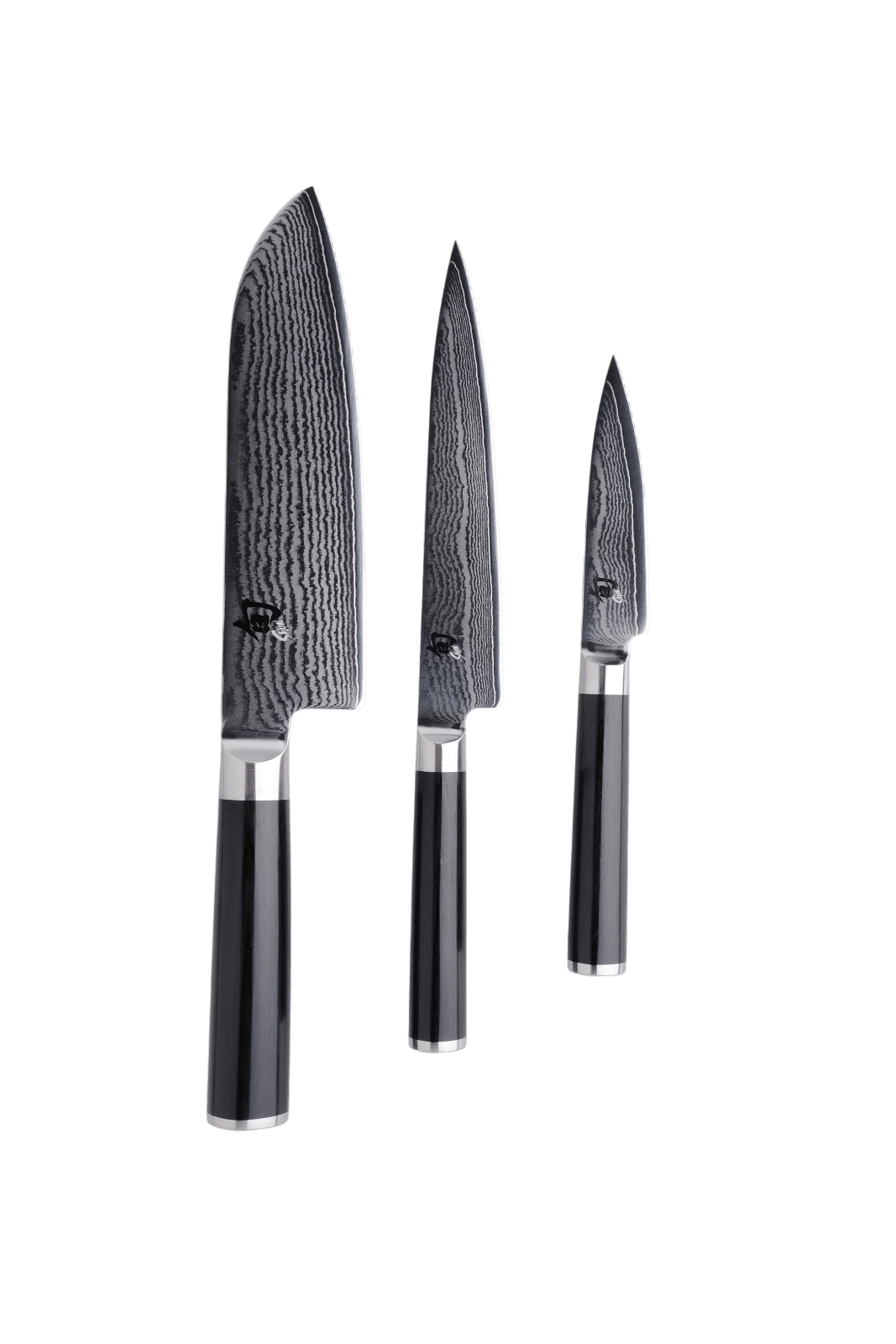 KAI Shun Classic Knivsæt Santoku, Urtekniv og Utilitykniv _1
