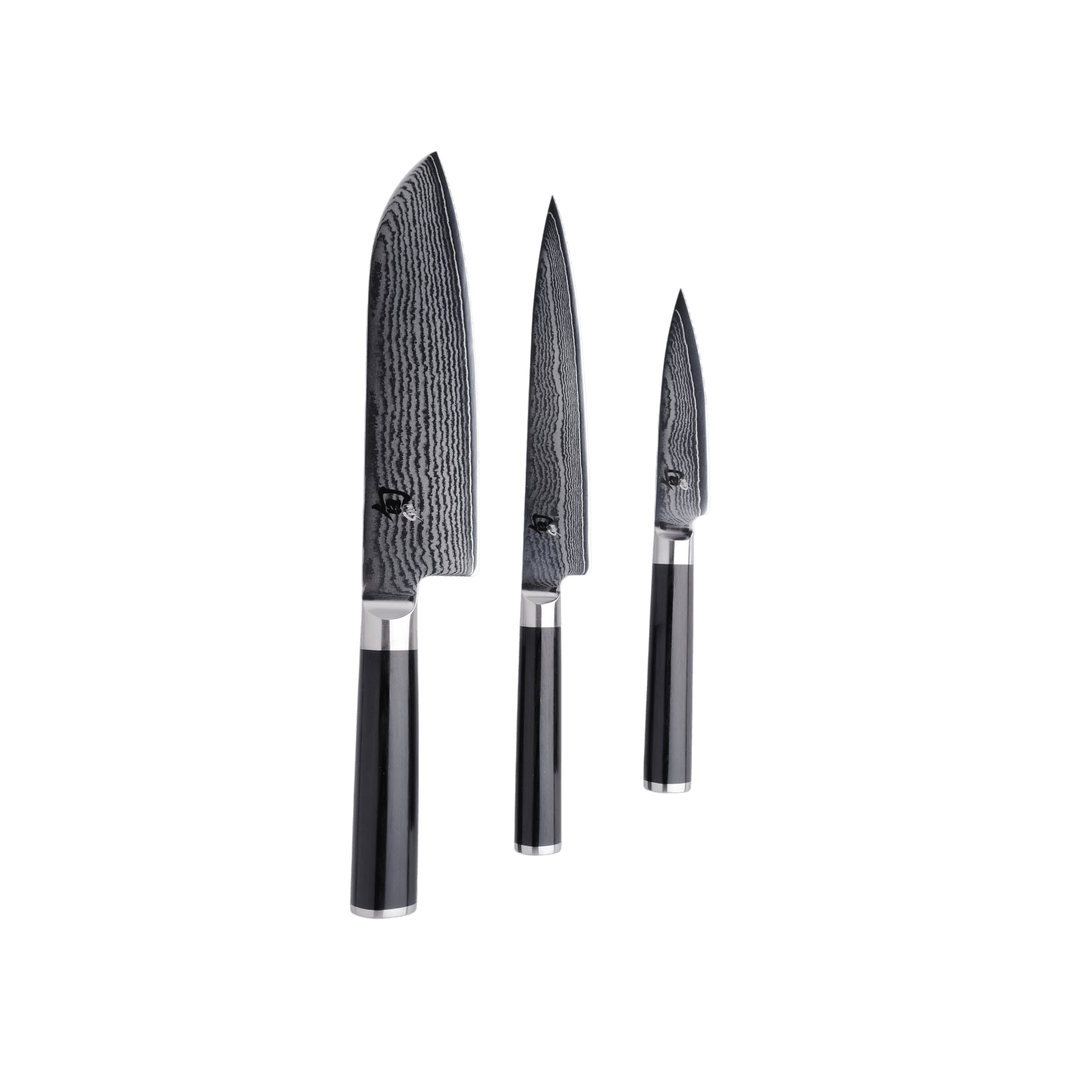 KAI Shun Classic Knivsæt Santoku, Urtekniv og Utilitykniv _1