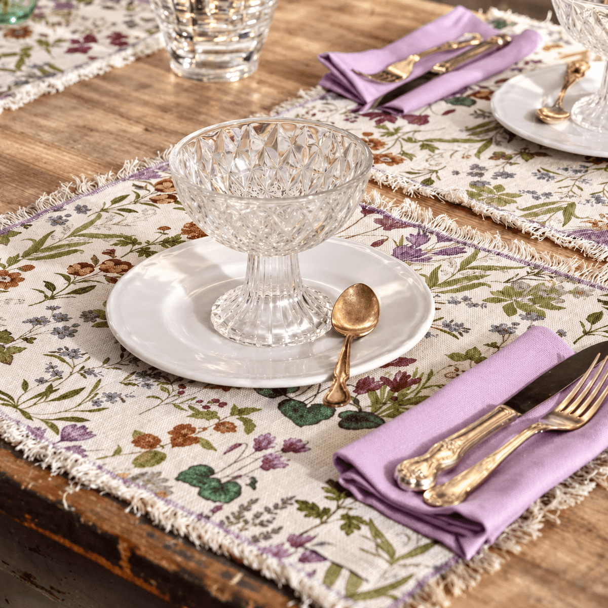 Pernilla linen placemats – detail