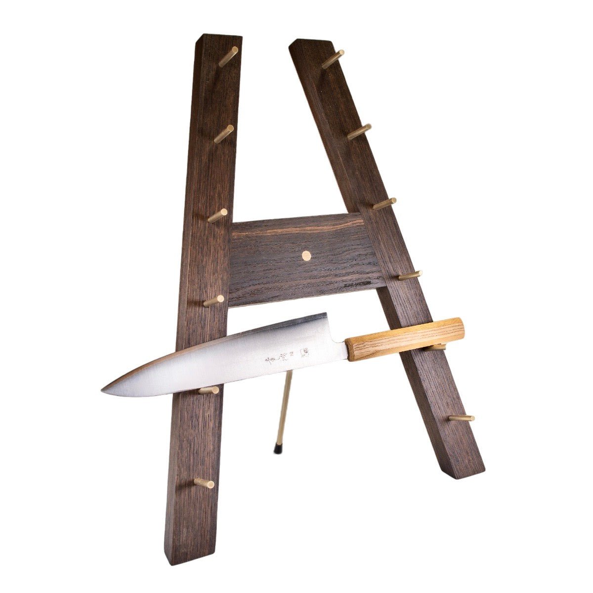 katana aufbewahrung Katana – Messerhalter mit Metalldetails für bis zu 8 Messer