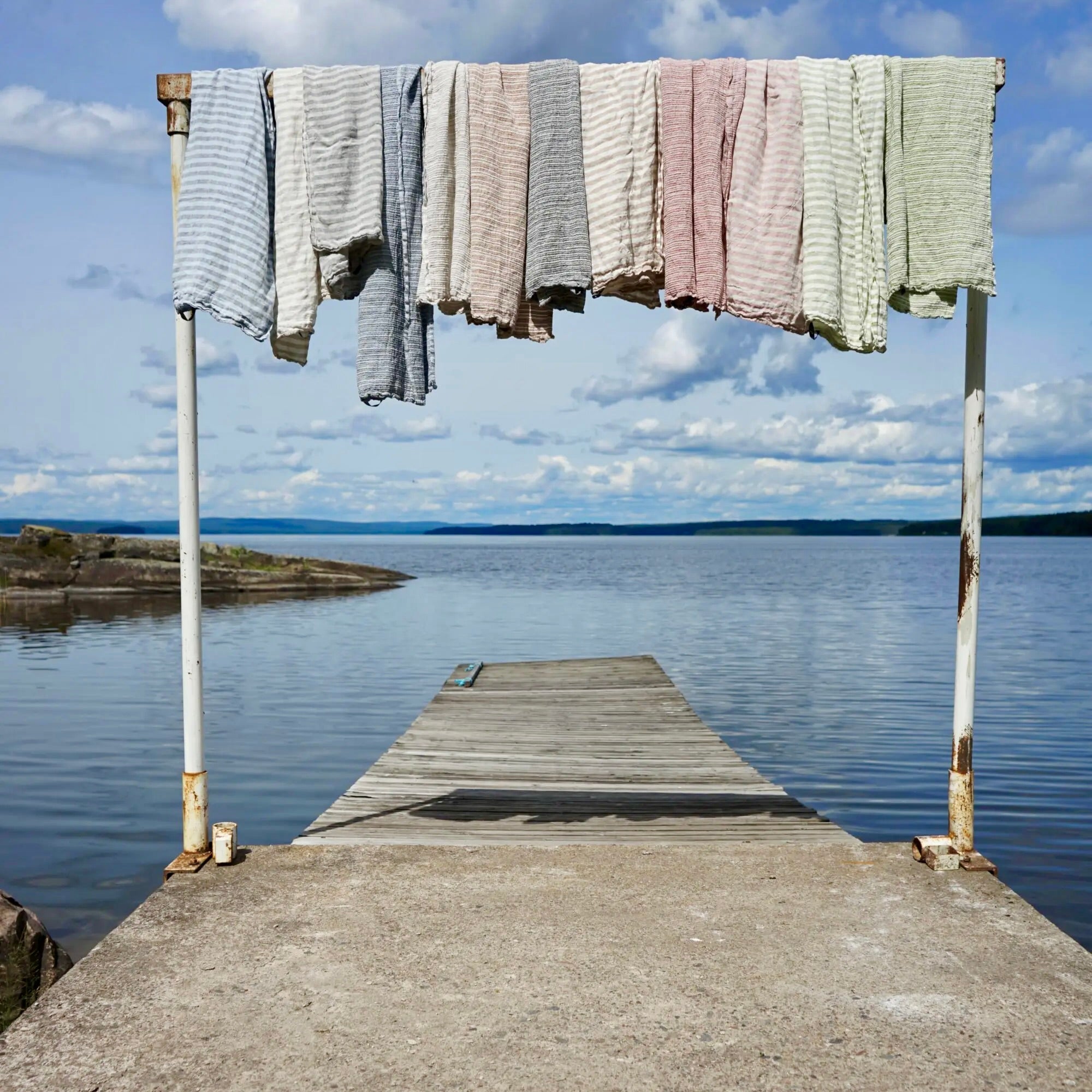 'SIGNE' badehåndklæder 90x160 cm Badehåndklæder fra Rune-Jakobsen Design